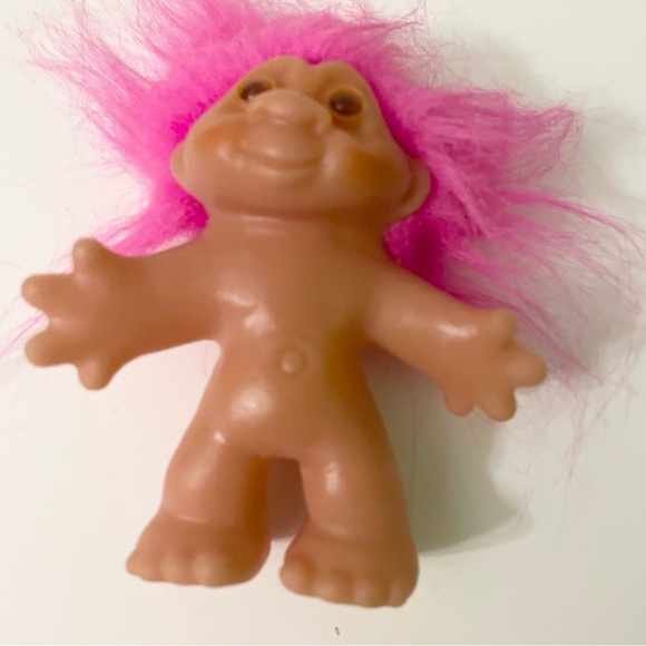 Vintage 1986 Baseball Dam Troll Bats Over Baseball Doll - Picture 13 of 16